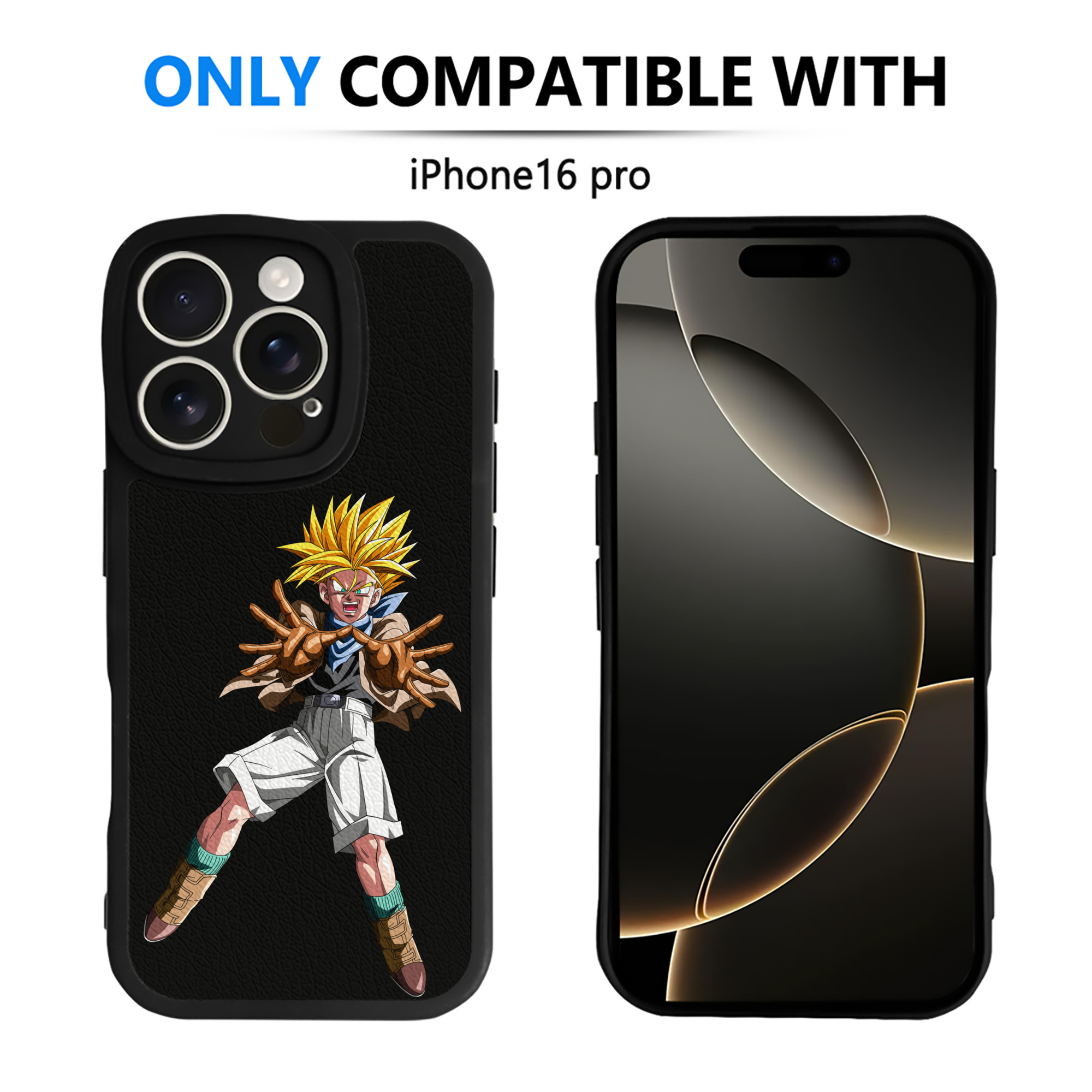 （画像用） ドラゴンボール DRAGON BALL 【iPhone 16シリーズ対応】シリコンスマホケース（レザー調） 材質：シリコン
